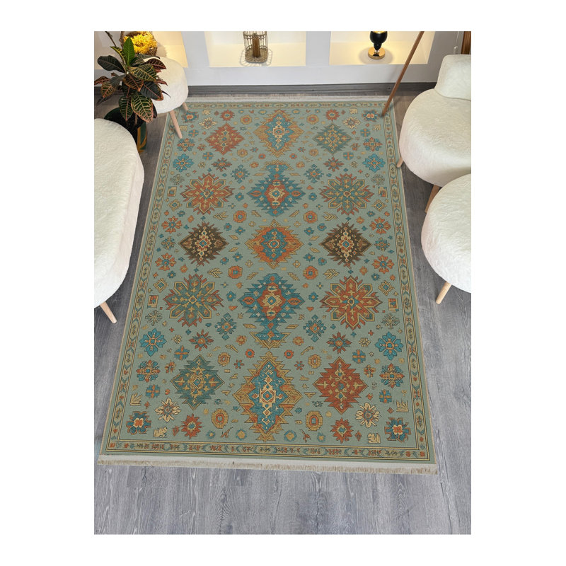 Tapis tissé à la crème Mosso, 2 pi x 2 pi 11 po