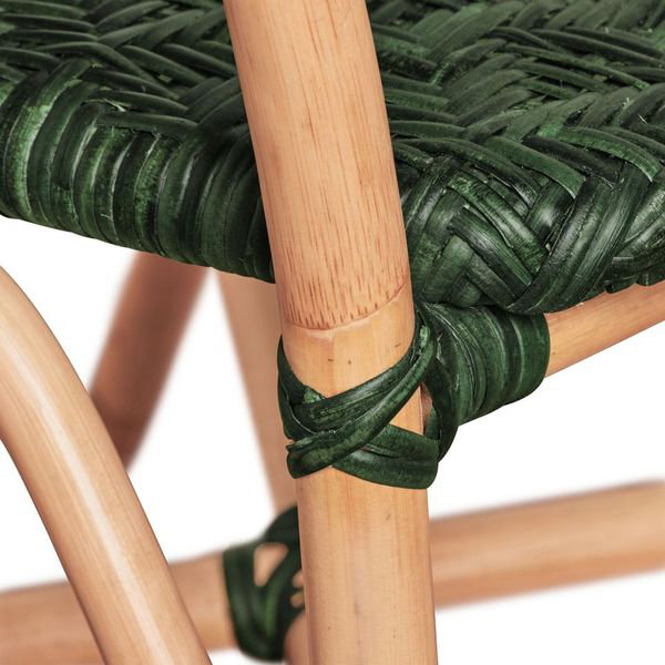 Portofino Dining Chair, Green, Natural
