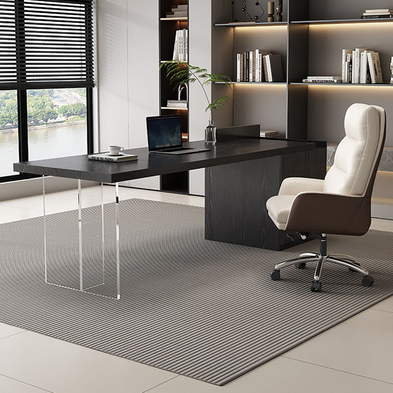 Bureau italien minimaliste italien, H 29,5 po x l 70,9 po x P 27,6 po