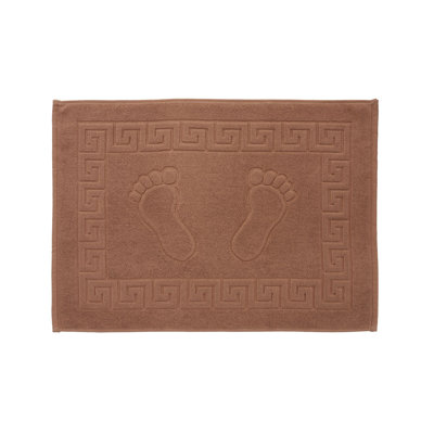 Ensemble de tapis de bain luxueux en coton (2 pièces), couleur cappuccino, 19,7 po x 27,6 po | 100% coton, 20,5 oz / verge carrée | Super absorbant, lavable à la machine à 104 ° F, idéal pour la décoration et le confort de la salle de bain