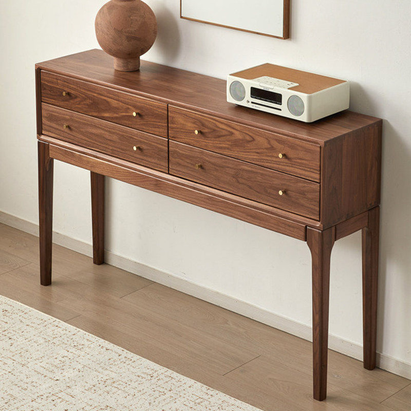 Console de style chinois simple, H 35,4 po x l 55,1 po x P 12,6 po