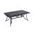 Rectangular Metal Outdoor Dining Table With Umbrella Hole , 71.8'' in. W 41.8'' in. D