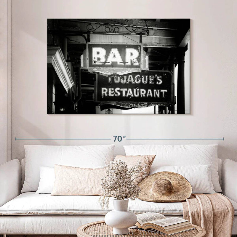 Enseigne de bar Tergel Nola, H 32 po x l 48 po