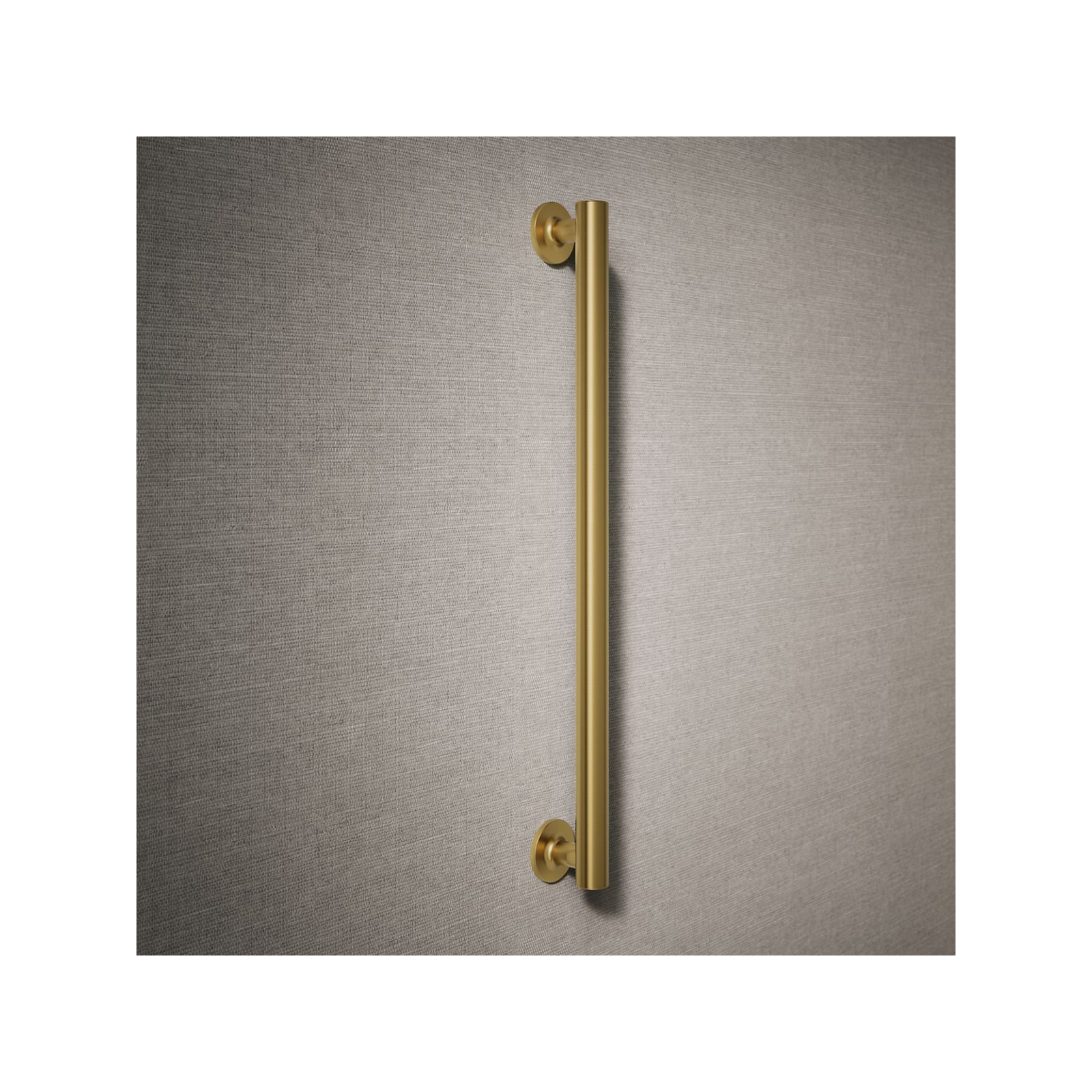 Purist Grab Bar, 24"W, Vibrant Brushed Moderne Brass