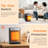1500W Oscillating Ceramic Space Heater with Remote, ECO Thermostat & 24H Timer