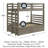 Huseman Kids Twin Over Twin Bunk Bed-2094913779