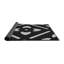 Tapis noir/blanc cassé tissé à la machine-1098272430