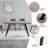 Johnmichael 47.2"L Modern Kitchen Dining Table wth 32"H Dining Chair(Table 4Chairs)-1015673437