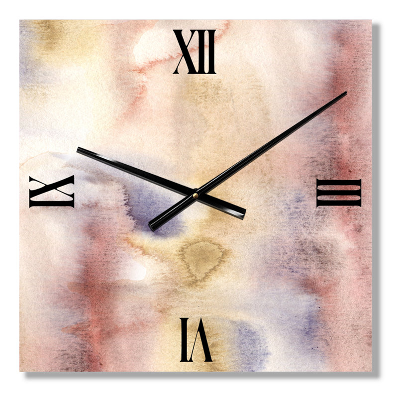 Horloge murale pastel, Moyen