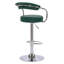 Zenith Swivel Upholstered Adjustable Height Counter Stool with Metal Frame-55606687