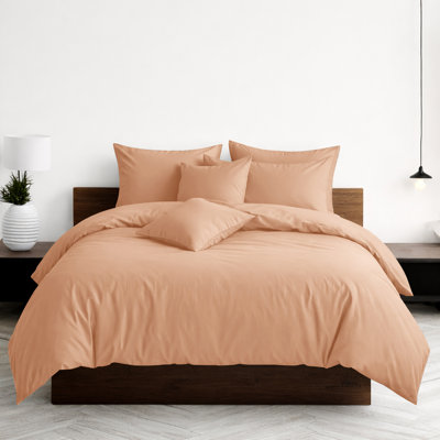 Luxury 3-Piece Dyed Duvet Cover Set With Pillowcases