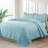 Lightweight Summer Bedspreads - 3 Piece Oversized Quilt Set - Reversible Coverlet Set - King Size-123016147-123016126