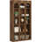 5-Tier Rustic Brown Farmhouse Arched Bookcase