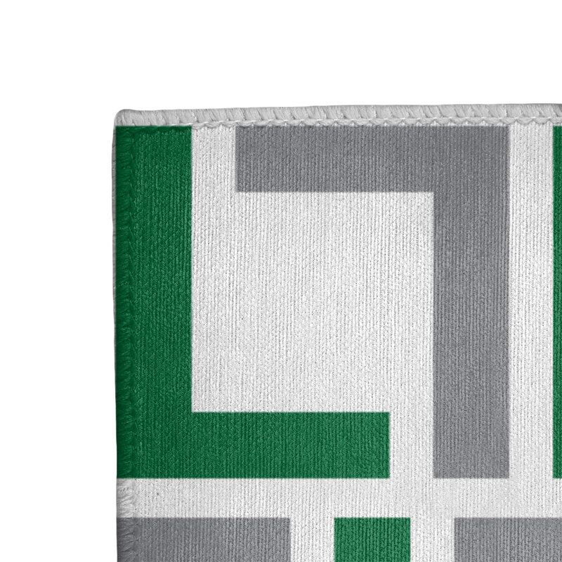 Geometric Indoor Rug, Rectangle 4' x 6'