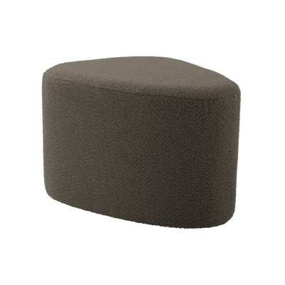 Ada 47cm Wide Triangle Solid Colour Pouffe Ottoman