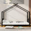 Lit plateforme simple en métal, noir-1298547723