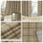 Farmhouse Linen Plaid Curtains Light Filtering, Semi-Sheer Privacy Gingham Window Drapes-1204313108