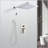 12-Inch Wall Mounted Rain Shower System-125774600