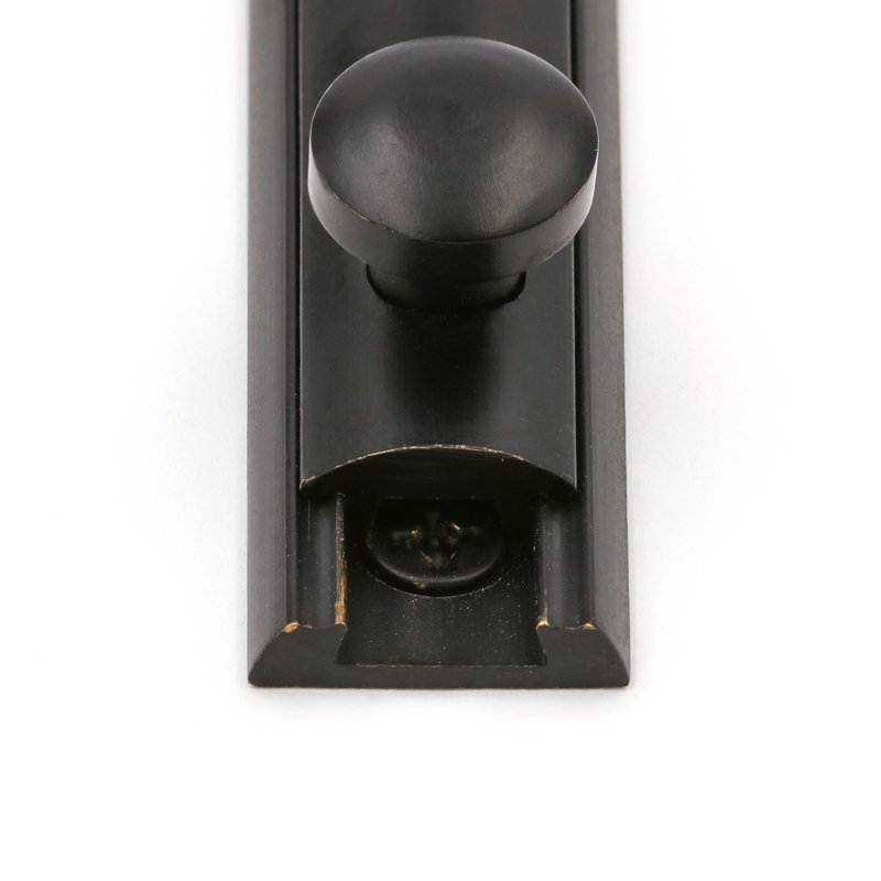 Prime-Line 4 in. Surface Bolt (Single Pack), Bronze