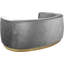 Causeuse courbée en velours 70,5 po Breccan-129988109-131080427