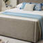 Cheltenham Luxury Hydraulic Lift Up Storage Upholstered Sleigh Bed With High Footboard-230114910