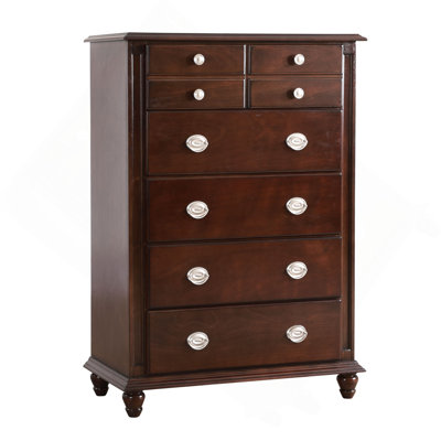 Commode verticale avec boutons ornés