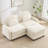 Cloud Comfort Sectionals, Teddy 2 Seat Modern Modular Sofa For Home