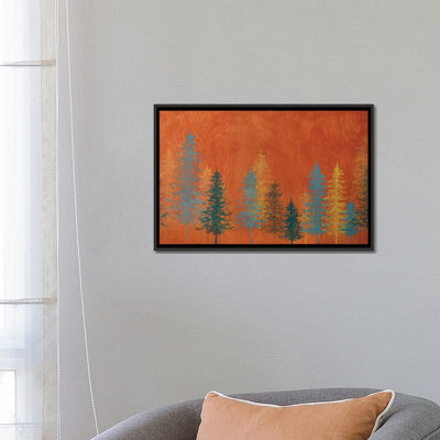 « orange trees » par emily madisparu, reproduction d’art sur toile tendue