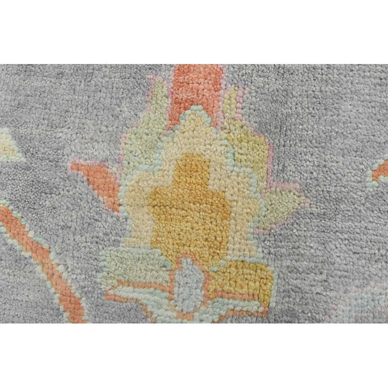 Tapis unique gris de 8 pi 9 po x 11 pi 7 po
