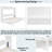 Murphy Bed With Vanity Desk, Center Mirror And 2 Side Drawers-981666113