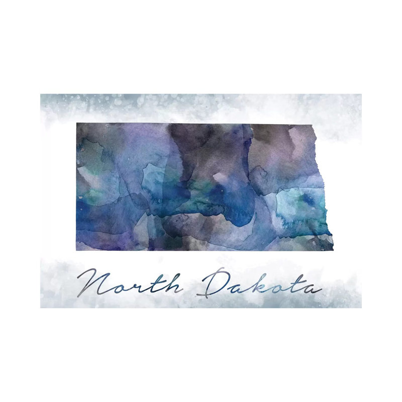 North Carolina State Bluish, H 26 po x l 40 po x 1,5 po, Dakota du Nord