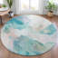 Tapis turquoise intérieur / extérieur lavable à la machine-111825178