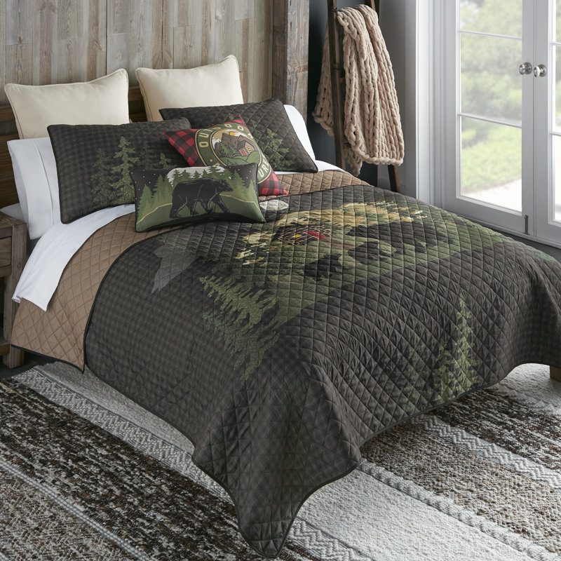 Foothills UCC King Set, Queen Quilt + 2 Standard Pillow Shams