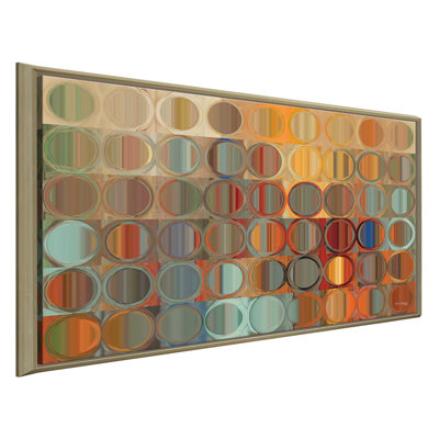 Circles and Squares 15 by Mark Lawrence - Graphic Art on Canvas