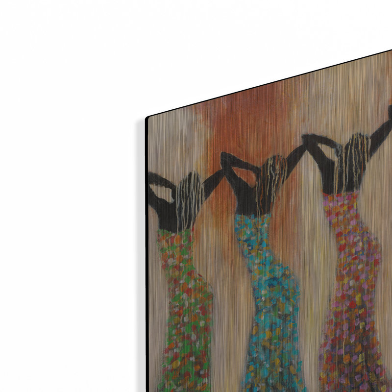 Winston Porter «Dance of the Summer Solstice» par Monica Stewart, art mural en métal,, H 24 po x l 16 po
