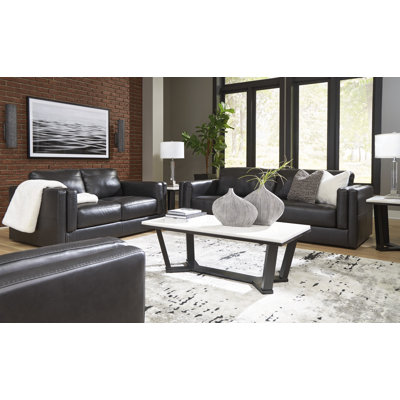 Ehitan 70'' Genuine Leather Sofa