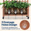Lit surélevé en bois avec treillis VIVohome-112272396-55811455