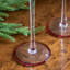 2 Piece Glass Tabletop Candlestick Set