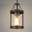 Mini-luminaire suspendu simple 10 po avec finition gris foncé Dayton