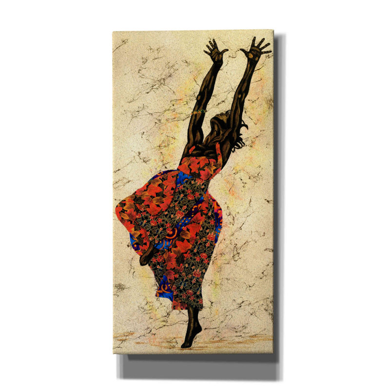 Epic Graffiti «Her Freedom» par Alonzo Saunders, H 40 po x l 20 po x P 1,5 po