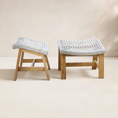 Demetri Teak Outdoor Ottoman