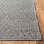 Tapis ivoire / bleu marine en coton tissé à plat Dryden-1616373639