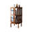 Cherry Wood Color Modern Solid wood rotating bookshelf
