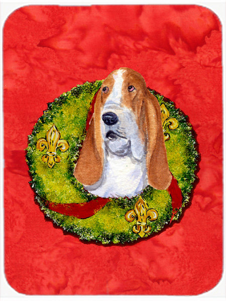 Planche à découper en verre Basset Hound