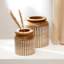 Vase en bois fait à la main-218353970