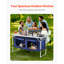 Station de cuisson pliante en aluminium 3
