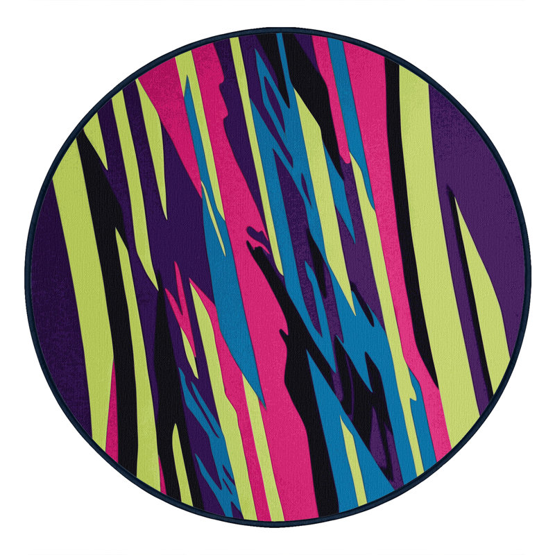 Techno Trail Rug, Round 7'