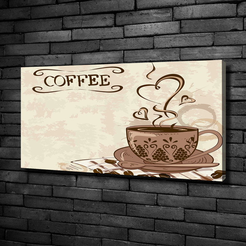 Aromatic Coffee - Wrapped Canvas Print