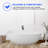 65'' x 29.5'' Soaking Solid Surface Bathtub