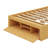 Queen Size Platform Bed Frame With Four Drawers & Hydraulic Lift Footboard Storage-1979689053